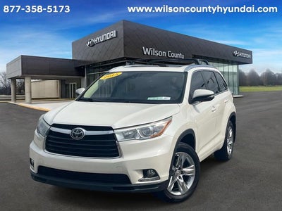 2015 Toyota Highlander Limited Platinum V6