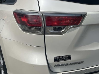 2015 Toyota Highlander Limited Platinum V6